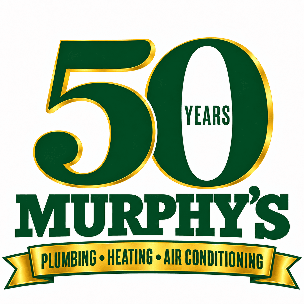 Murphy’s 50th Anniversary Gold Logo